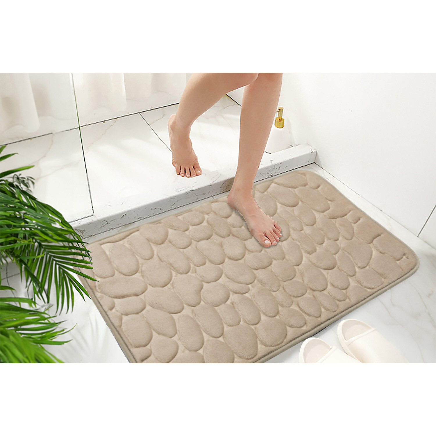 Pebble Bath Mat - Natural Image 2