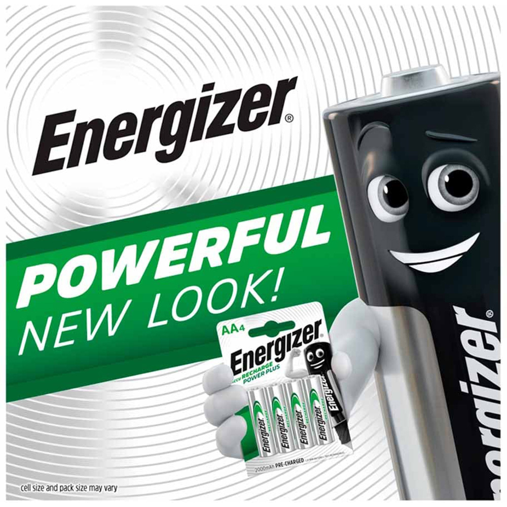 Energizer AAA 4 Pack 1.2V 700mAh NiMH Rechargeable Batteries Image 2