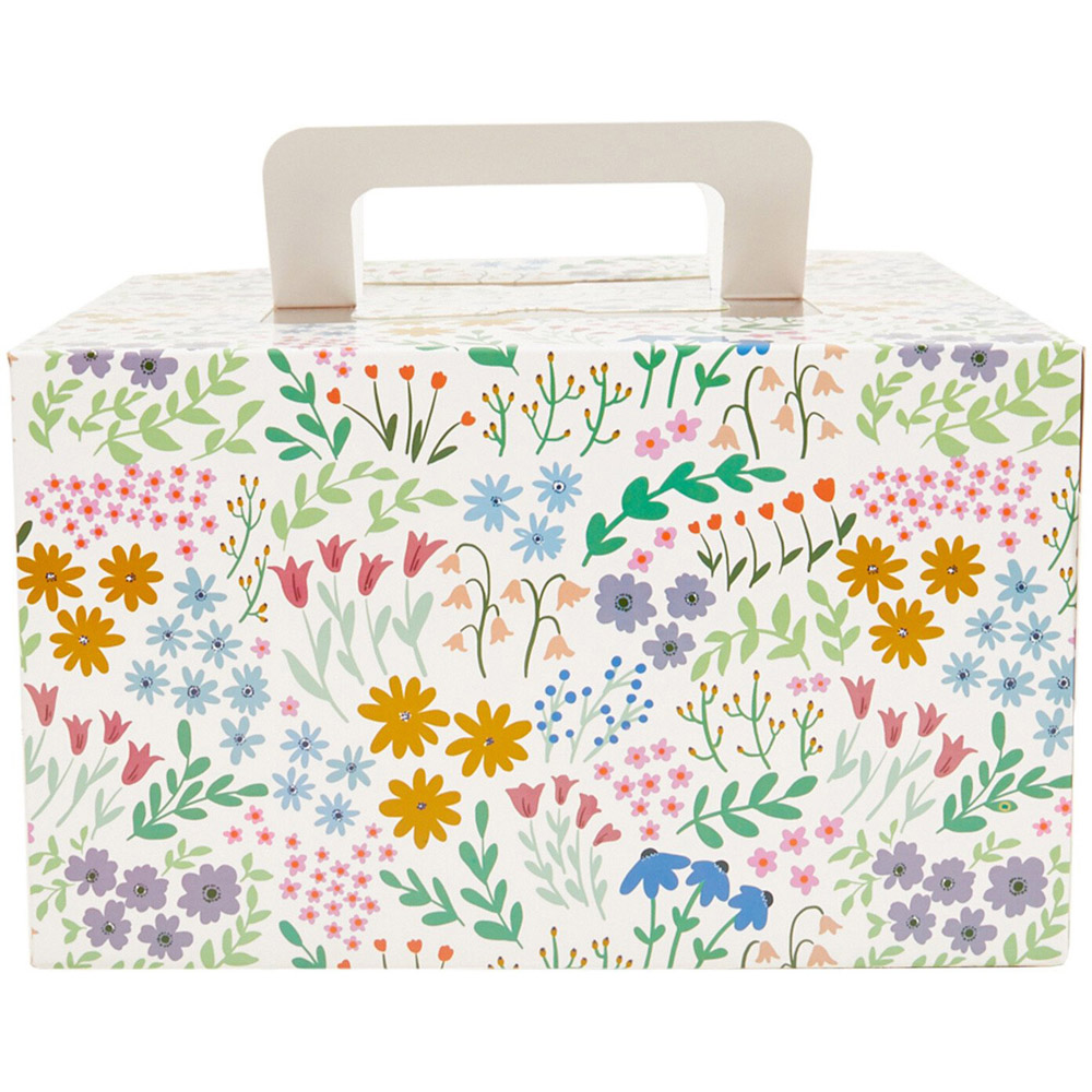 Pack of 2 Wildflower Cake Boxes 25cm - Multicolour Image 2