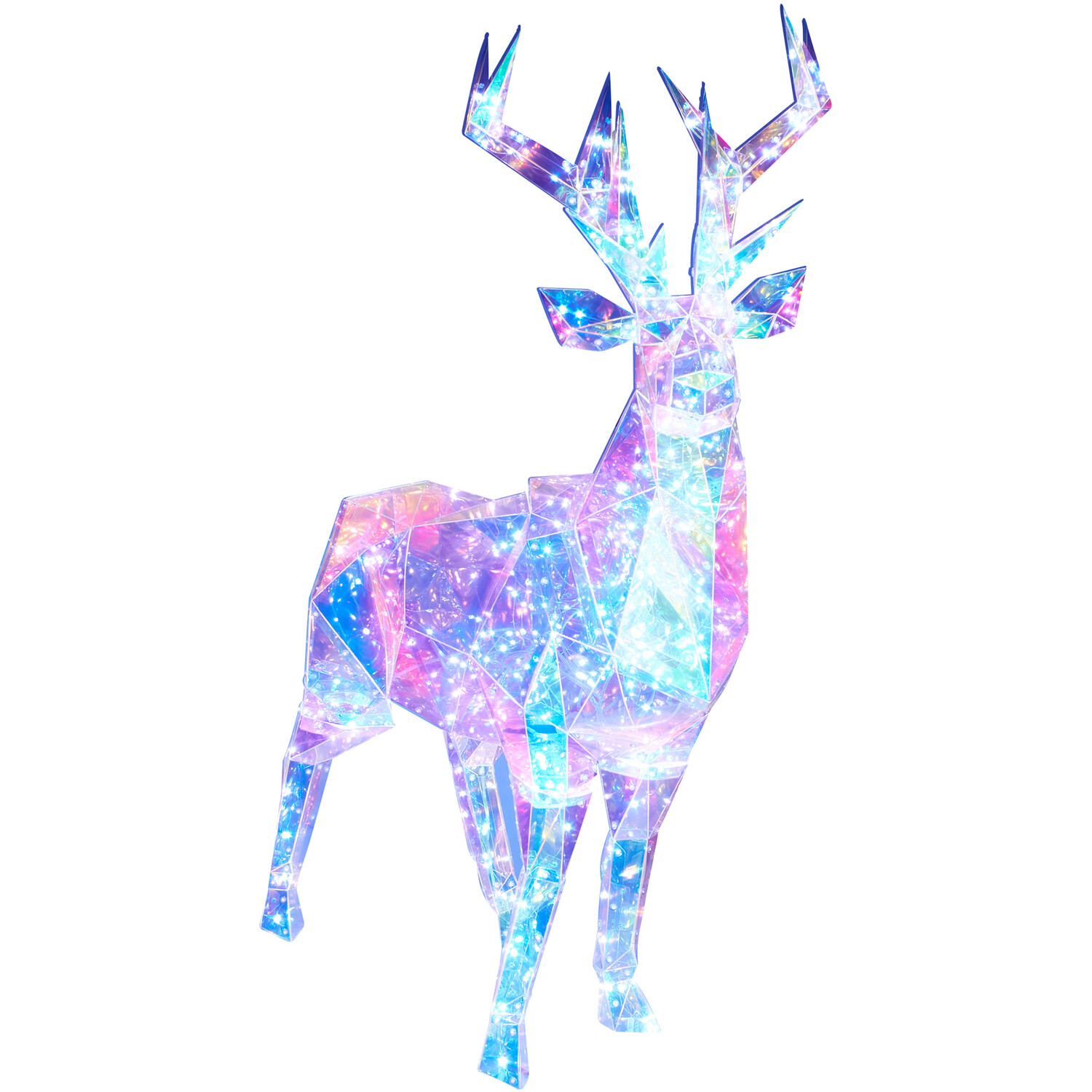 Crystal Effect LED Stag Image 3