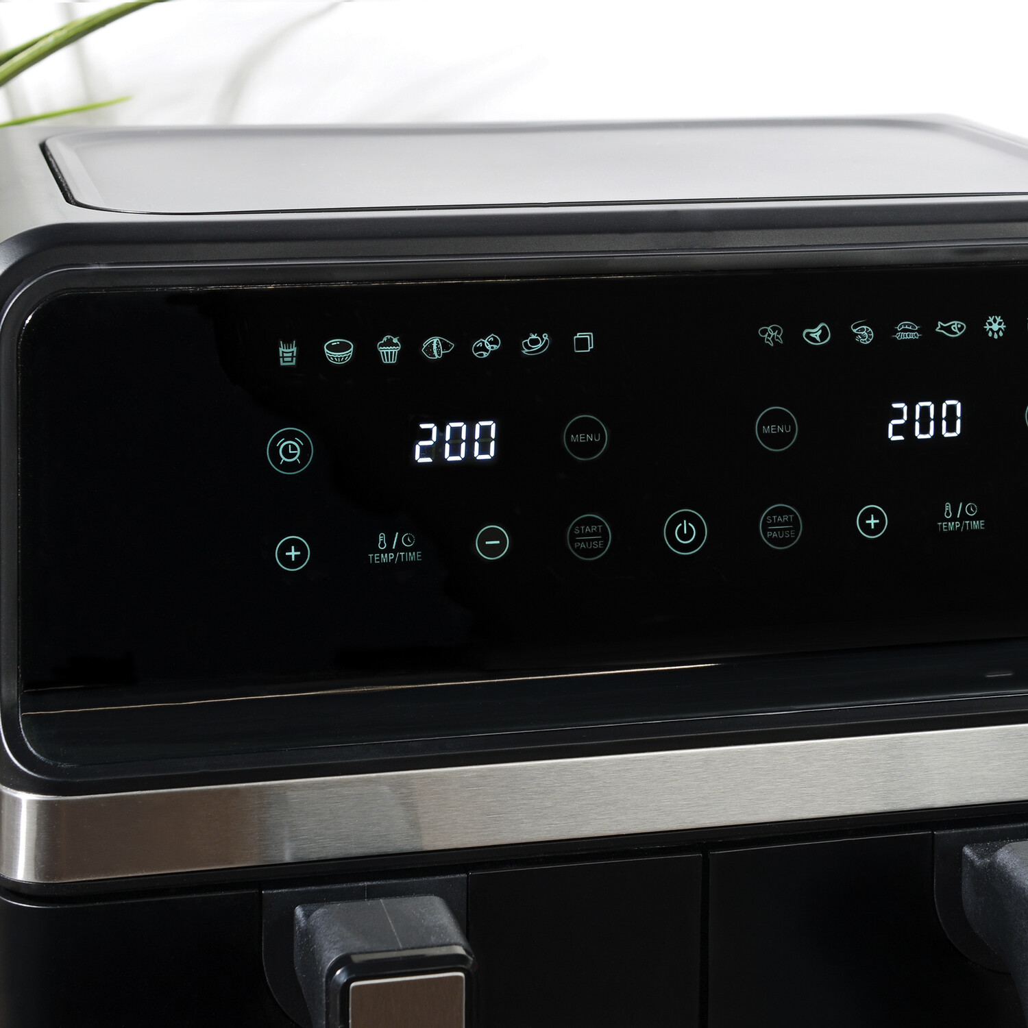Kitchen Master Dual 8L Air Fryer - Black Image 4