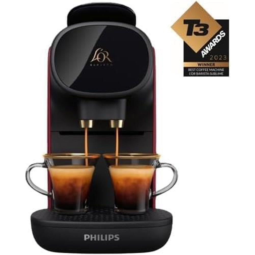 Philips L'OR Barista Sublime LM9012/50 Red Capsule Coffee Machine | Wilko