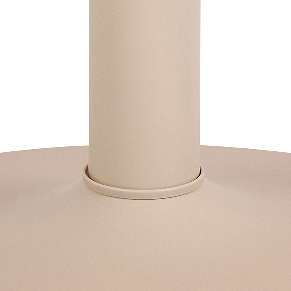 Furniture To Go Ibiza 4 Seater Round Dining Table with Beige Top and Matt Beige Base Image 8