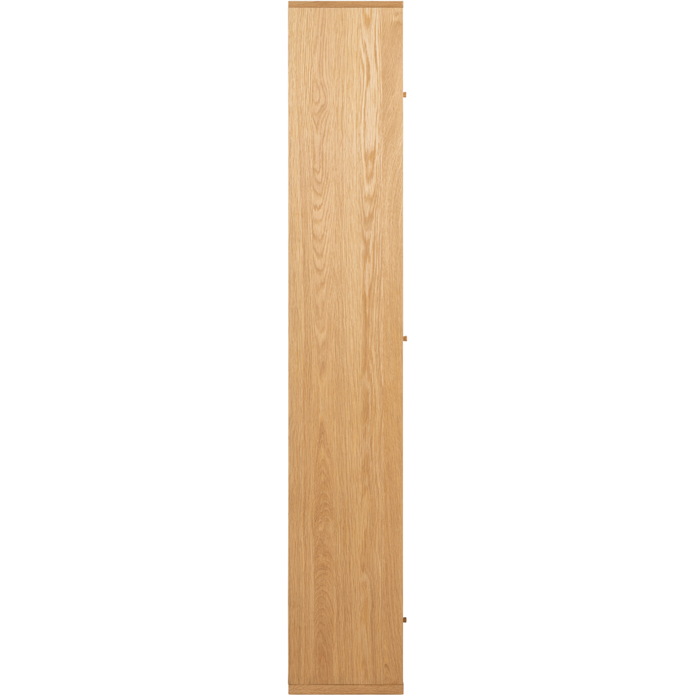 Furniture To Go Rangoon Oak 3 Door 9 Shelf Bookcase Image 3