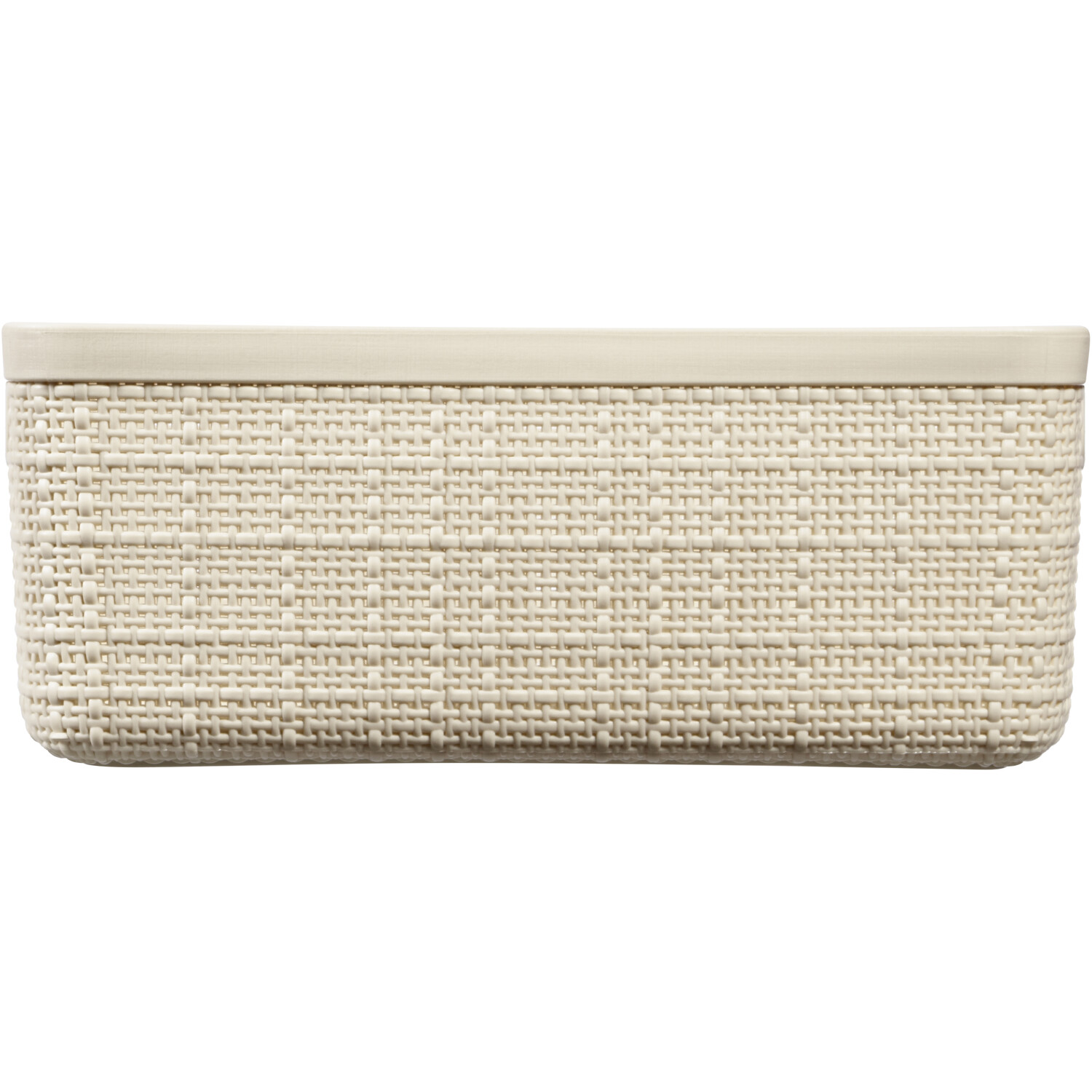 Curver Off White Jute Design Storage Basket 4.5L Image 4