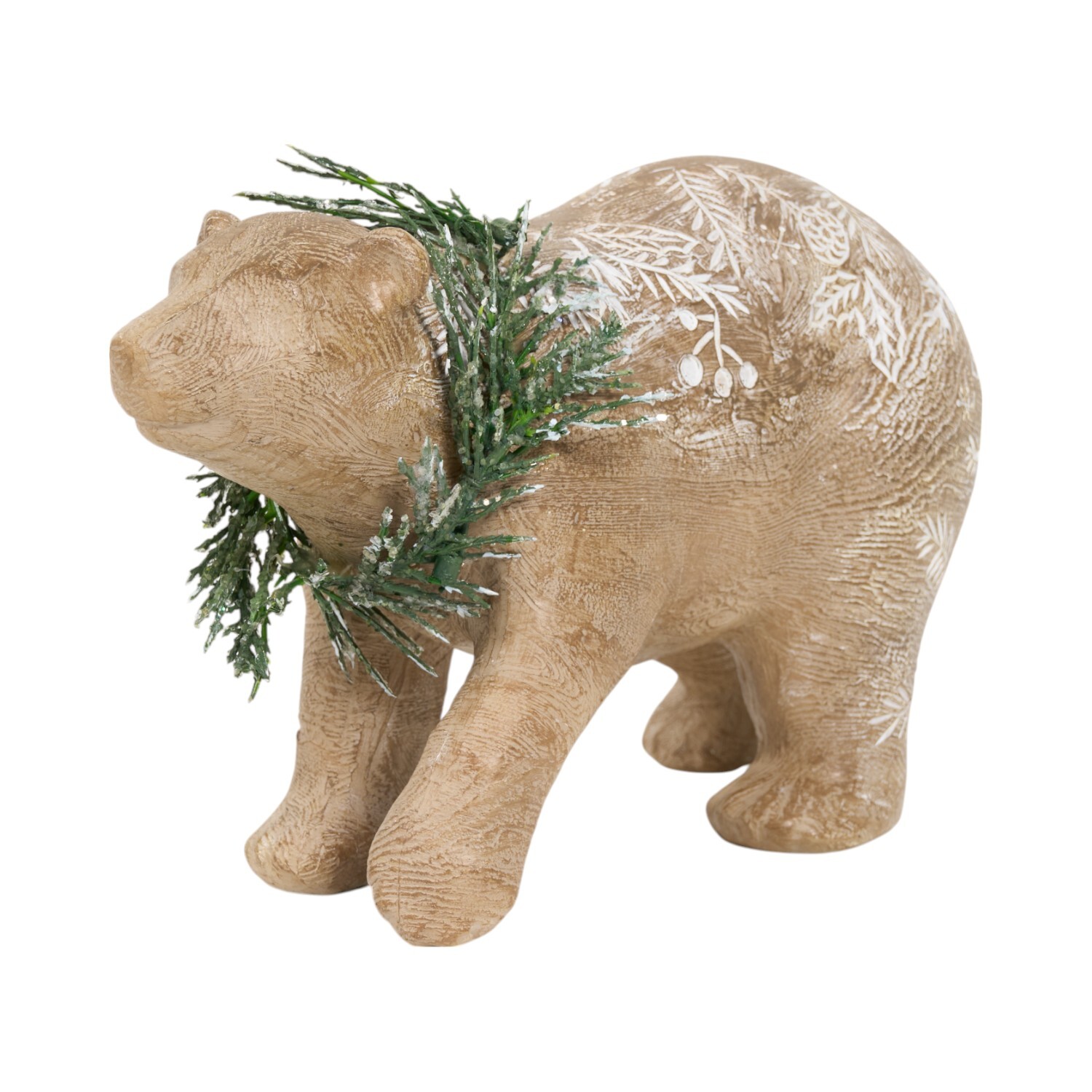 Scandi Bear Ornament Natural Image 2
