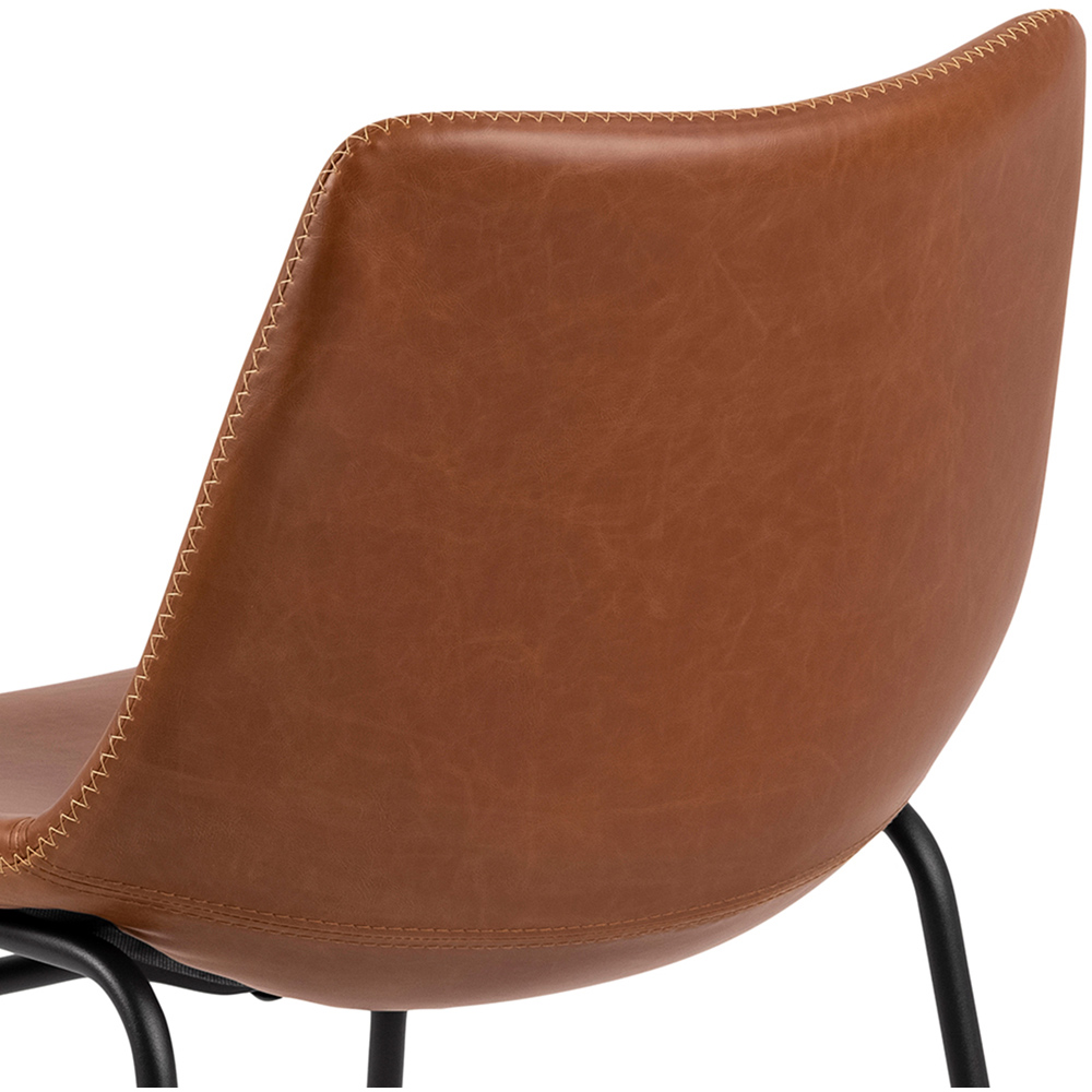 Florence Oregon Set of 2 Brown Dining Chair Image 5