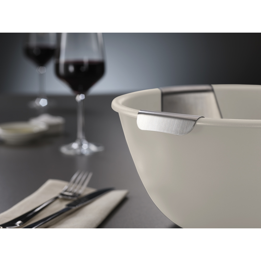 Joseph Joseph Uno Stone Stainless Steel Salad Bowl and Server Set 30cm Image 9