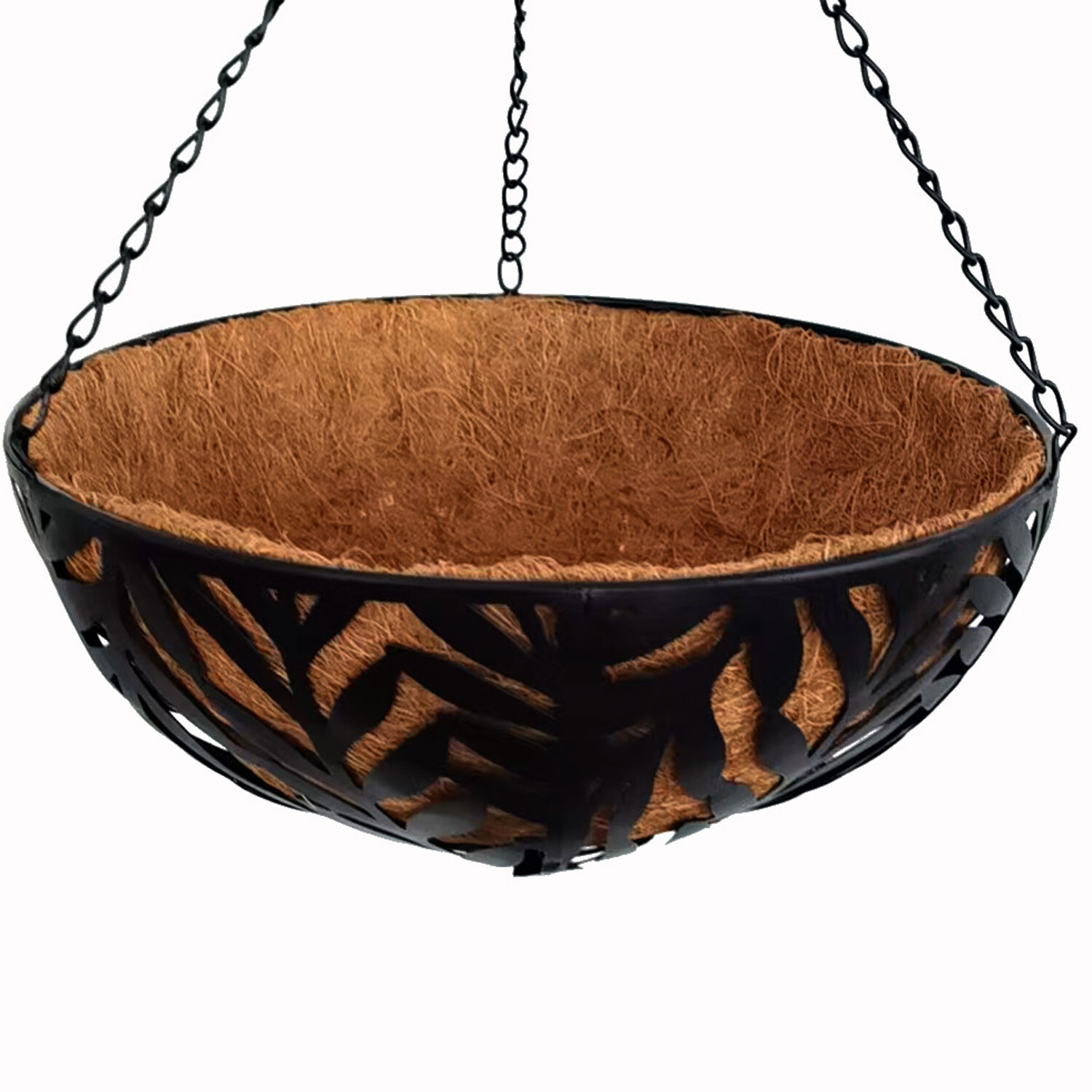 Ornate Hanging Basket Black 30cm Image 3