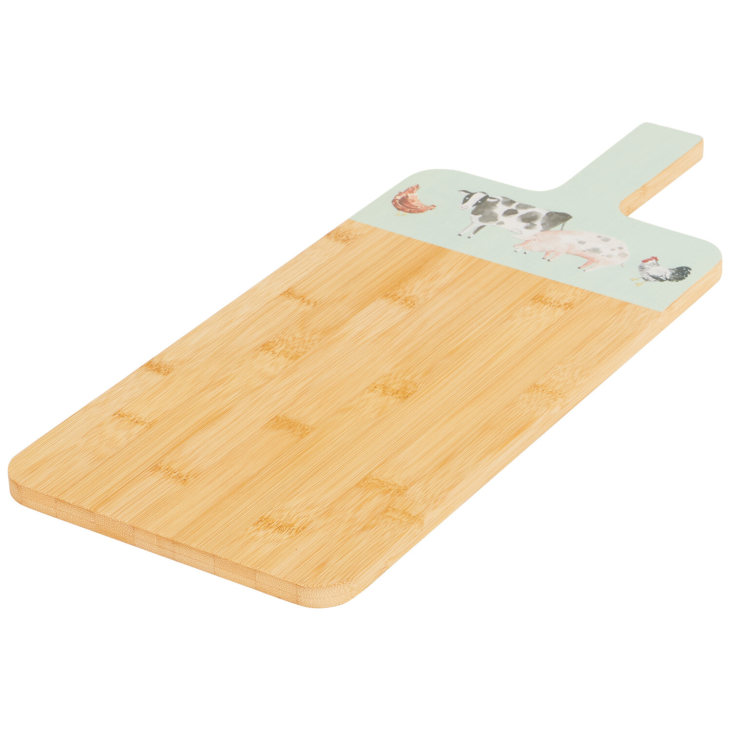 Daisy Farm Bamboo Board  - Natural Wood Image 3
