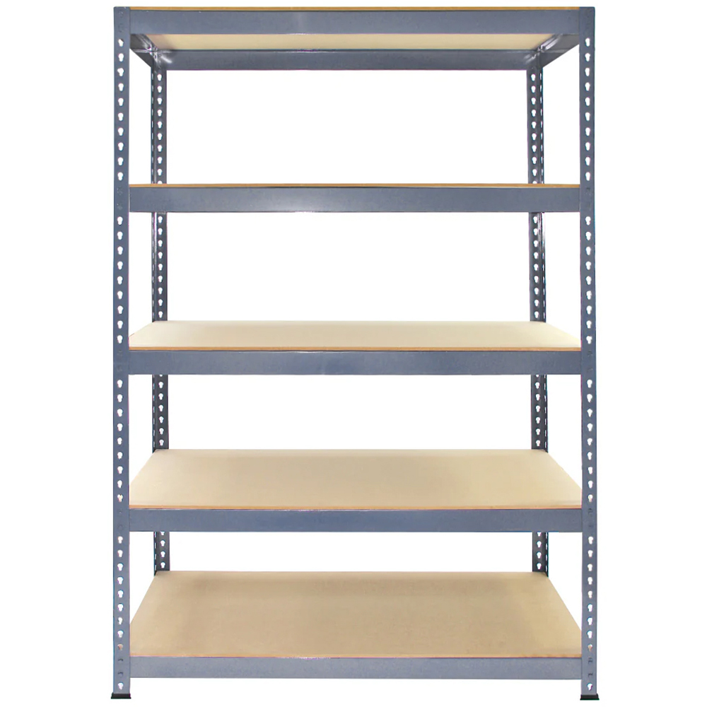 Monster Shop Q-Rax 5 Tier Grey Metal Racking Units 10 Pack (1) Image 3
