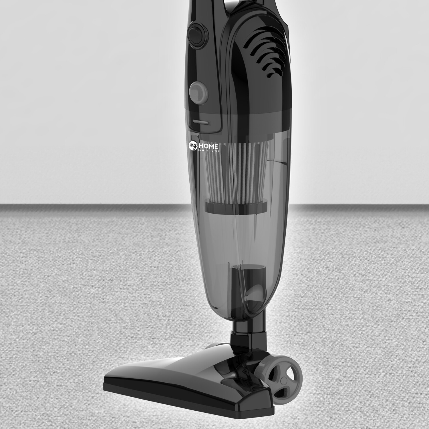 Stick 2 in 1 Cyclonic Vacuum Cleaner - Black Image 3