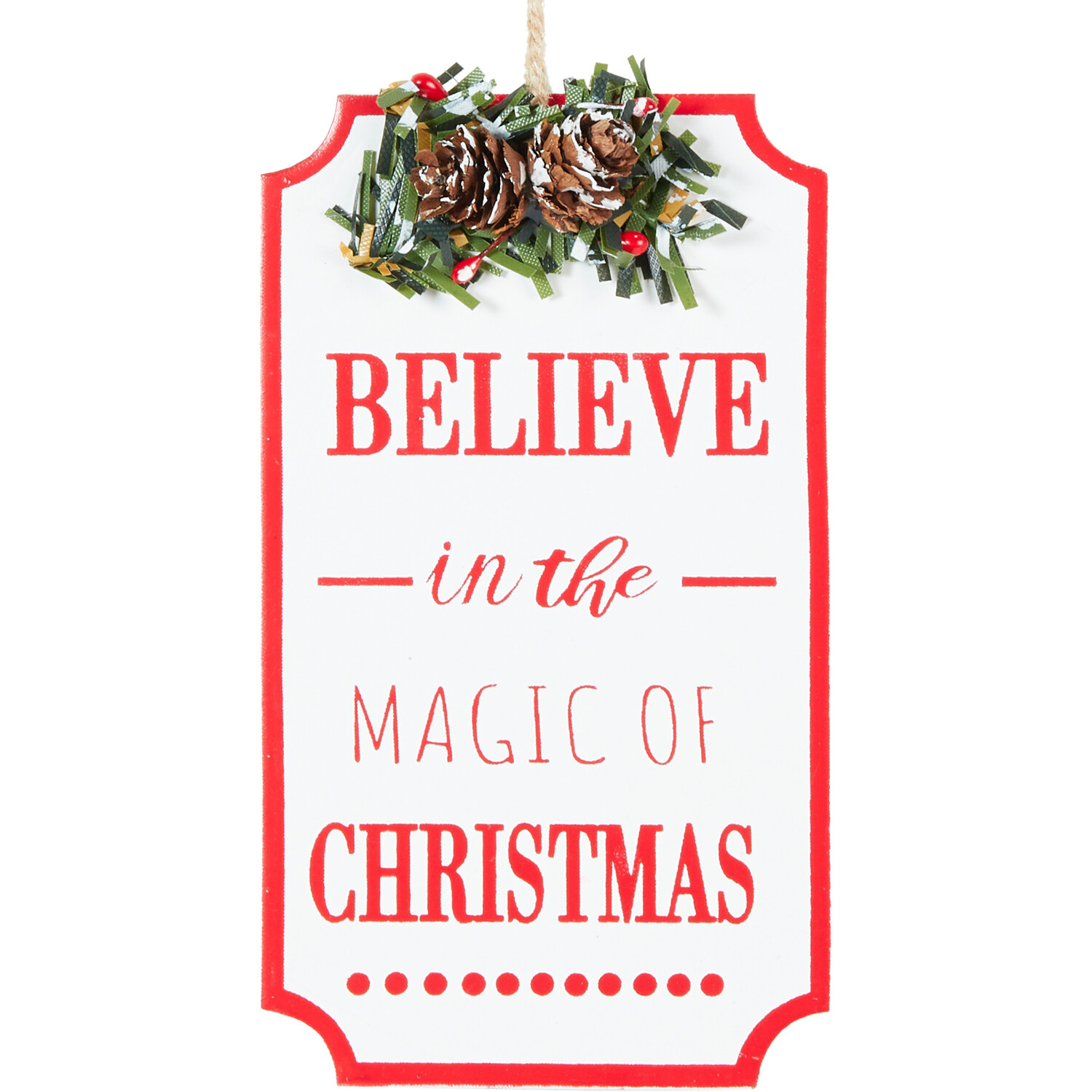 Christmas Slogan Hanging Decorations Image 3