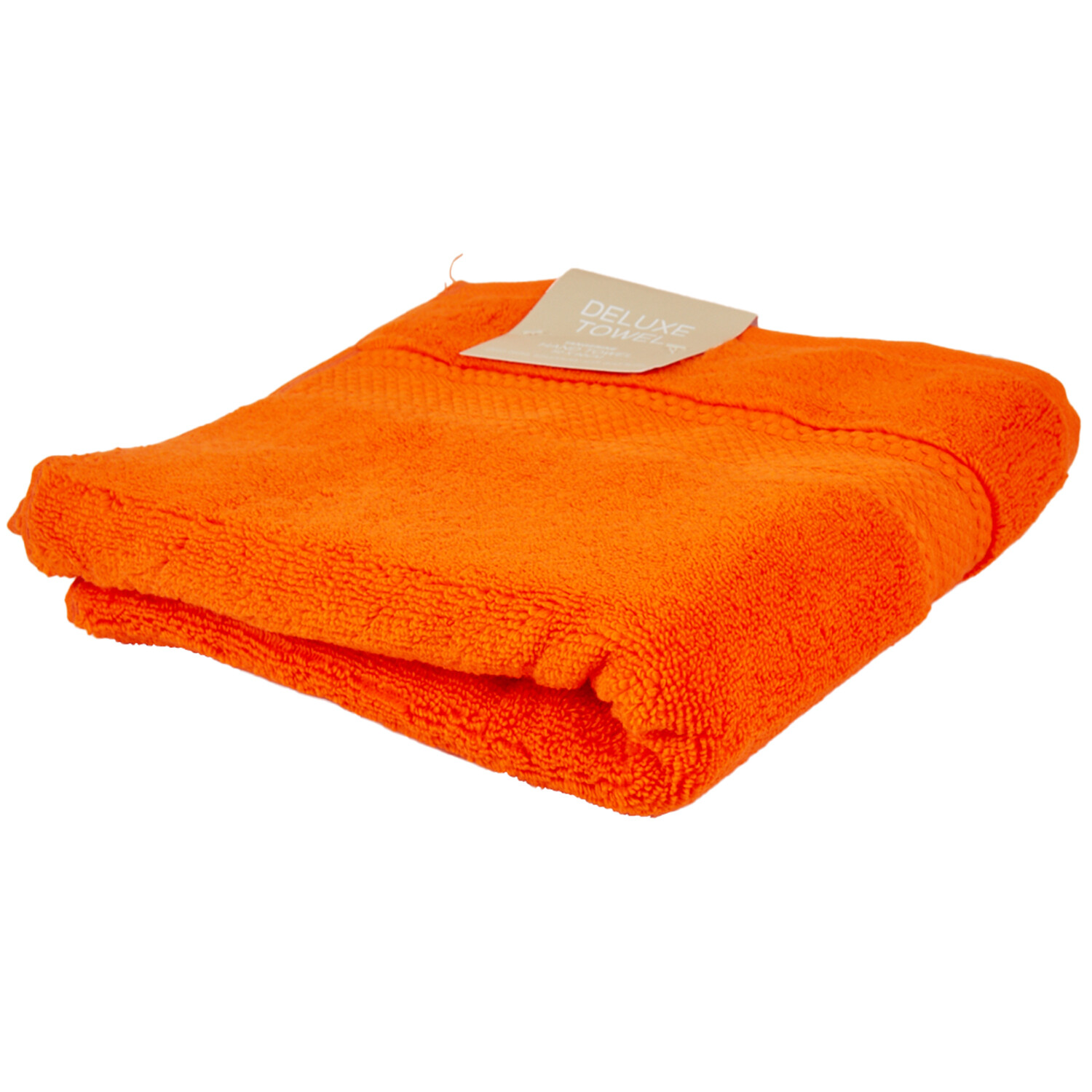 Deluxe Hand Towel - Tangerine Image 2