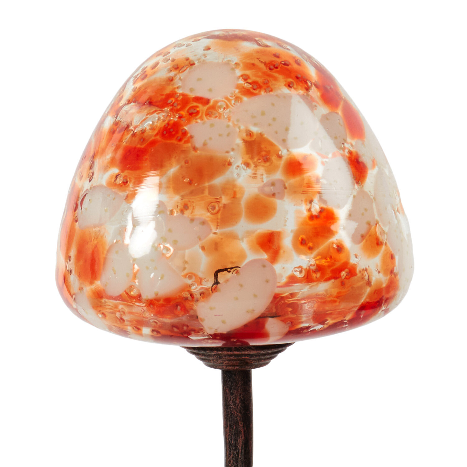 Single Glass Glow In The Dark Mushroom Stake in Assorted styles Image 5