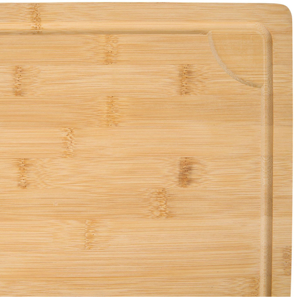 Rectangle Bamboo Meat Board Natural Image 3