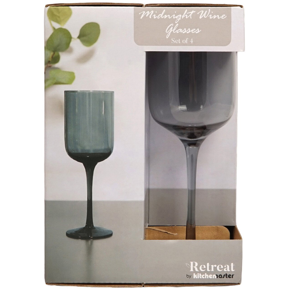 Set of 4 Retreat Wine Glasses - Smoke Image 4