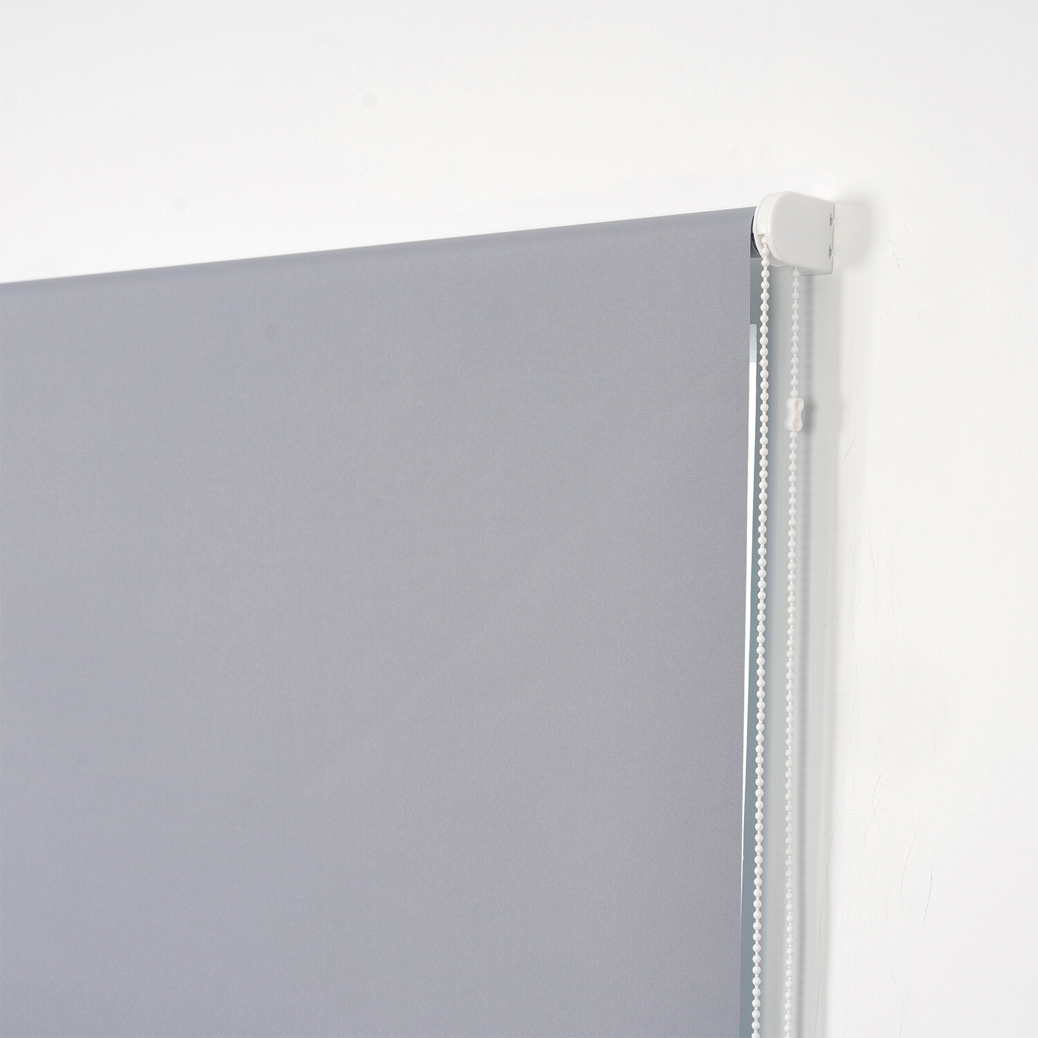 Divante Plain Blackout Roller Blind - Cloud Grey / 90cm Image 4