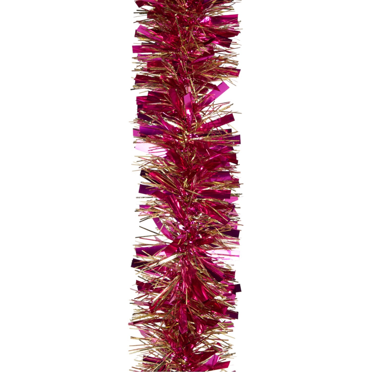 Chunky Pink and Gold Tinsel Image 2