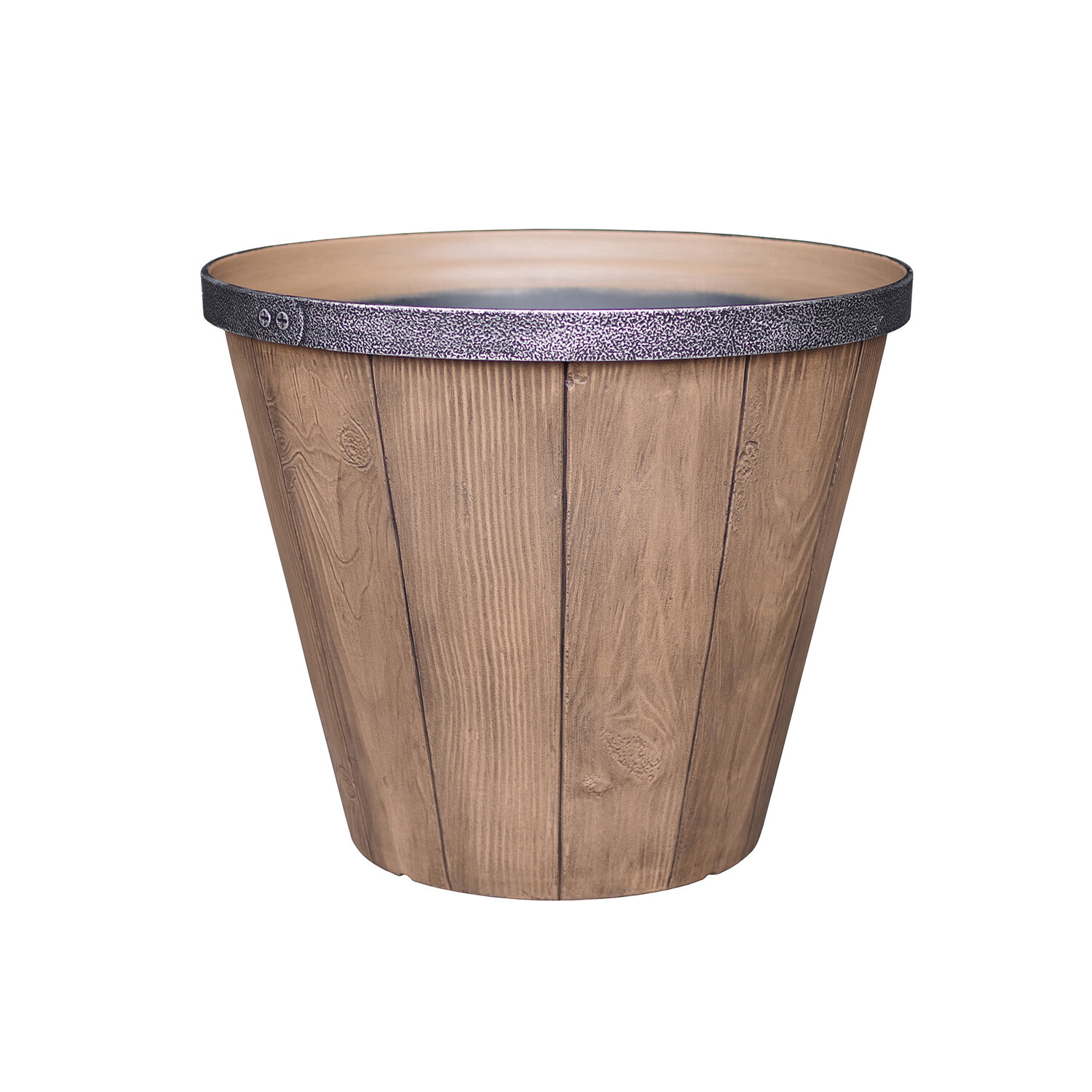 Wood Effect Planter - Natural Image