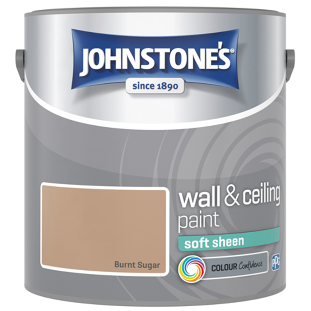 Johnstone's Walls & Ceilings Burnt Sugar Soft Sheen Paint 2.5L Image 2