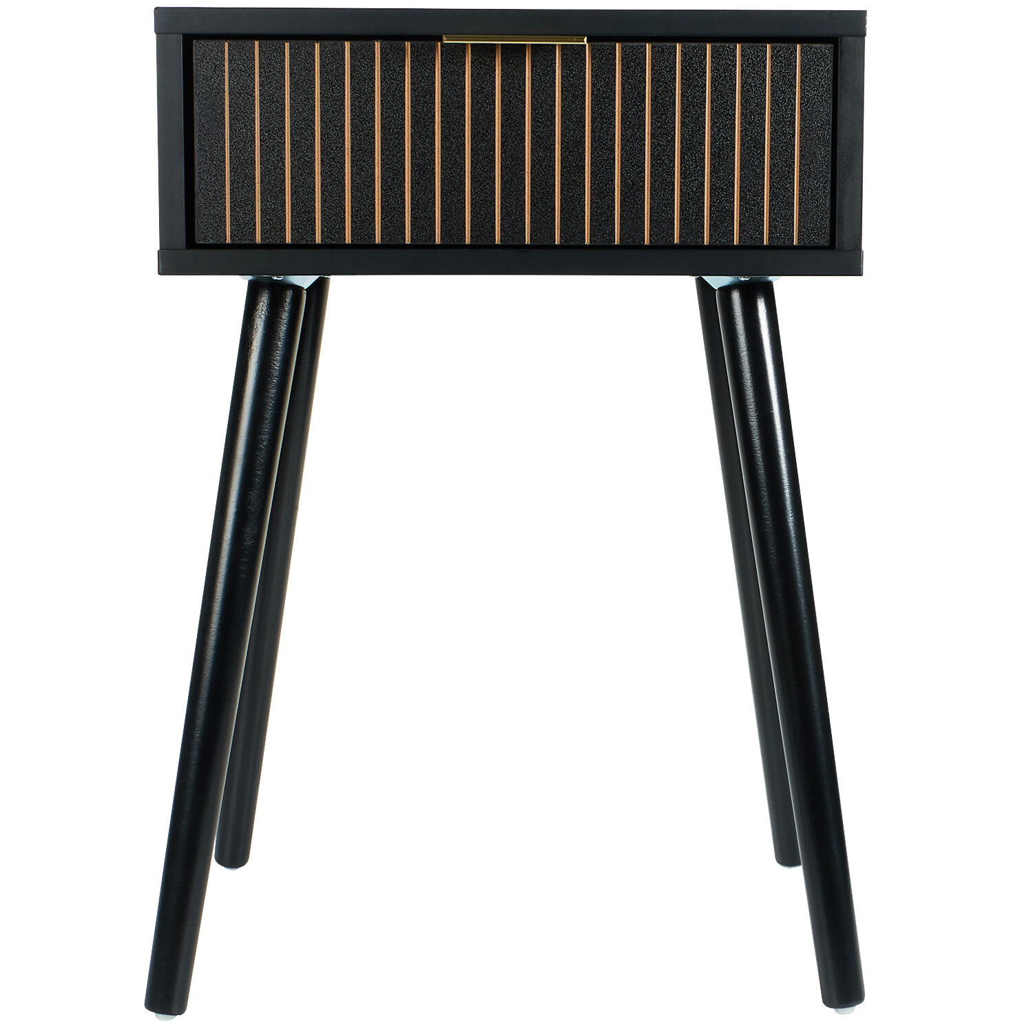Maddison Bedside Table - Black Image 5