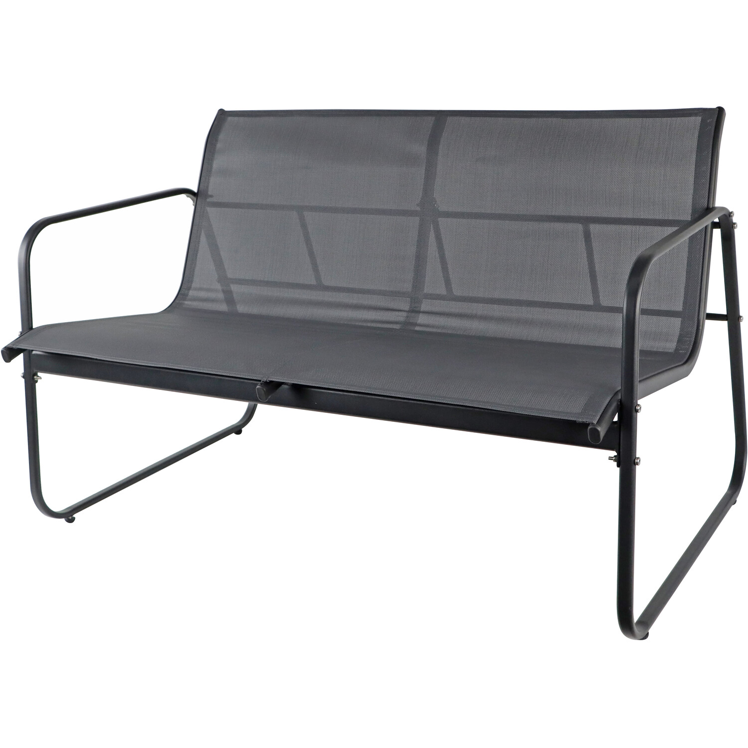 Turin 4 Seater Grey Textilene Sofa Lounge Set Image 7