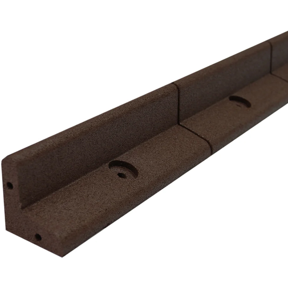 MonsterShop Brown 4ft 18 Pack Flexible Lawn Edging Image 3