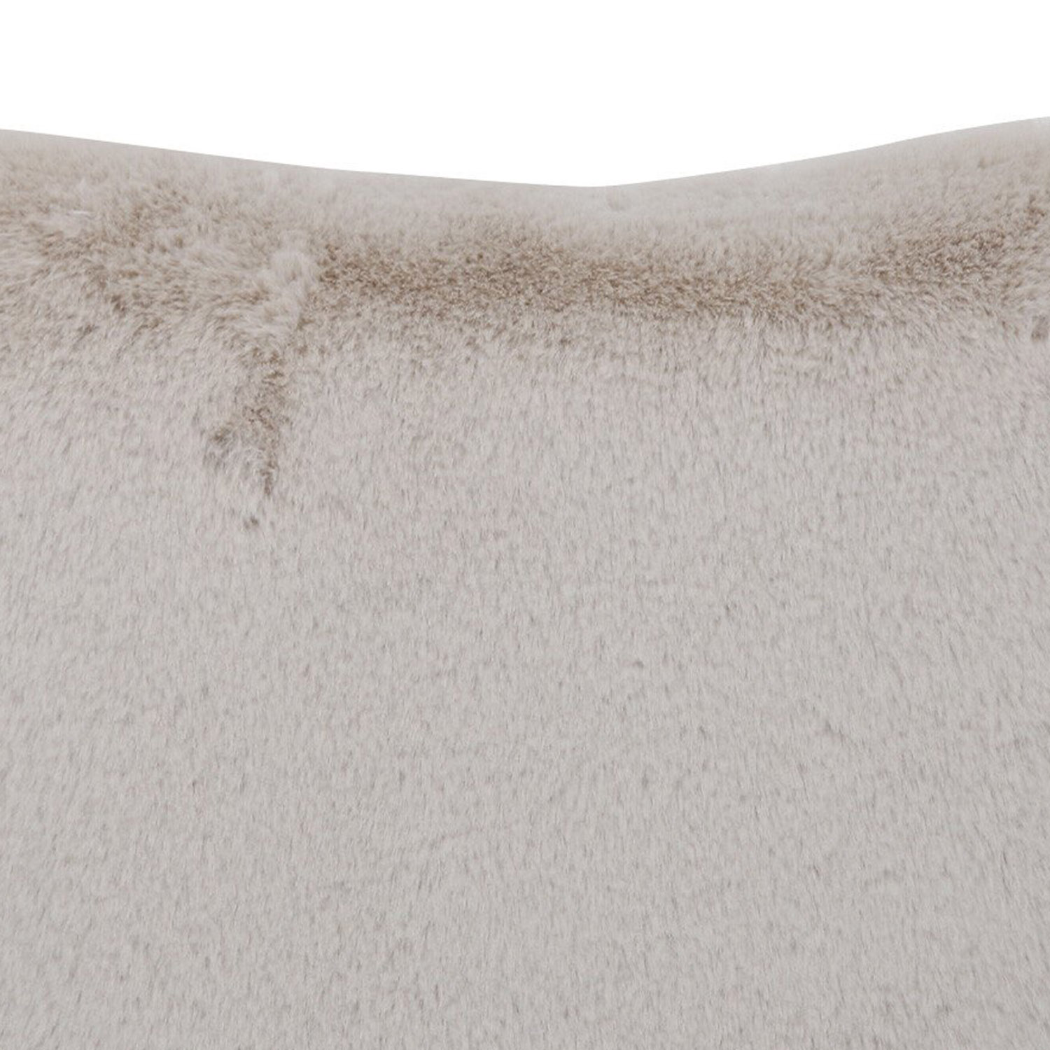 Rabbit Faux Fur Cushion Champagne 55cm Image 6