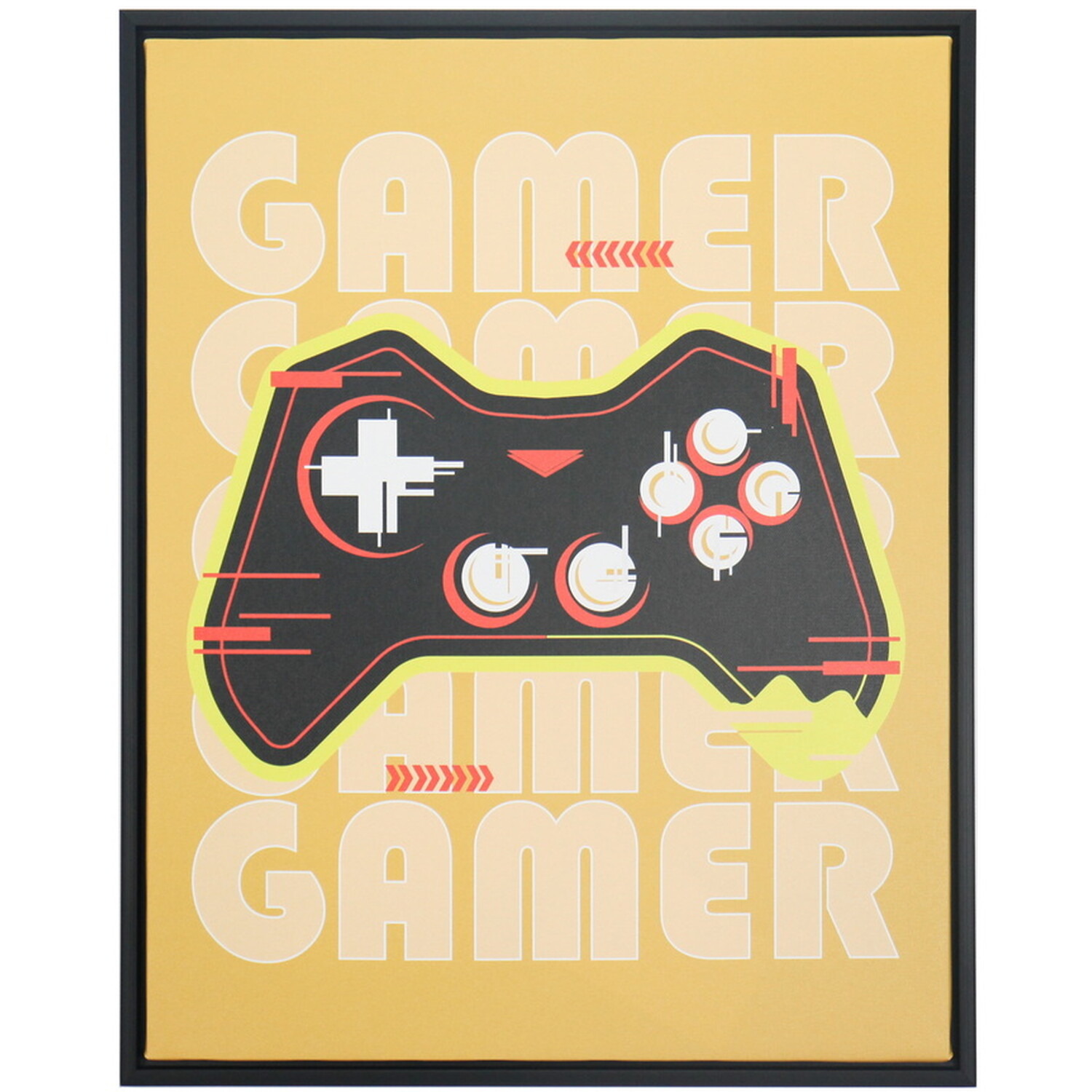Graphic Gaming Framed Print - Multicolour Image 4