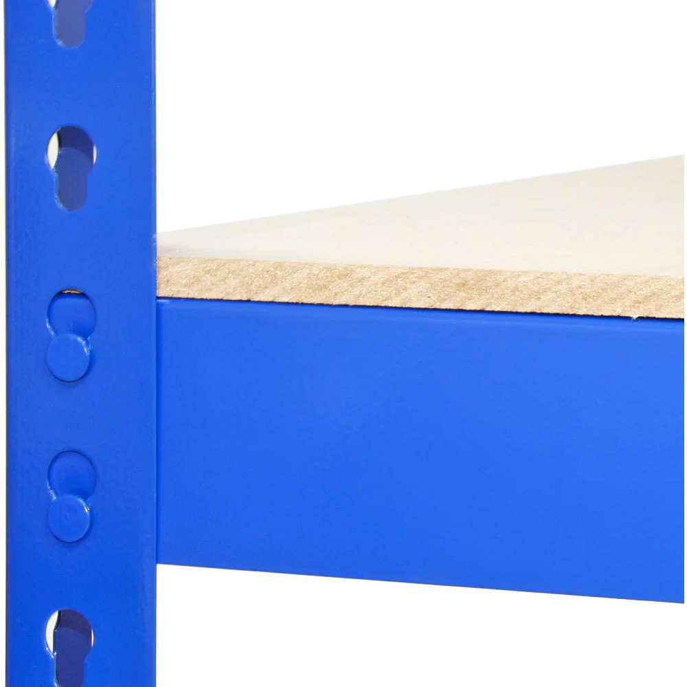 Monster Shop Q-Rax Blue Metal Racking Units 182.5 x 120 x 50cm 5 Pack Image 6