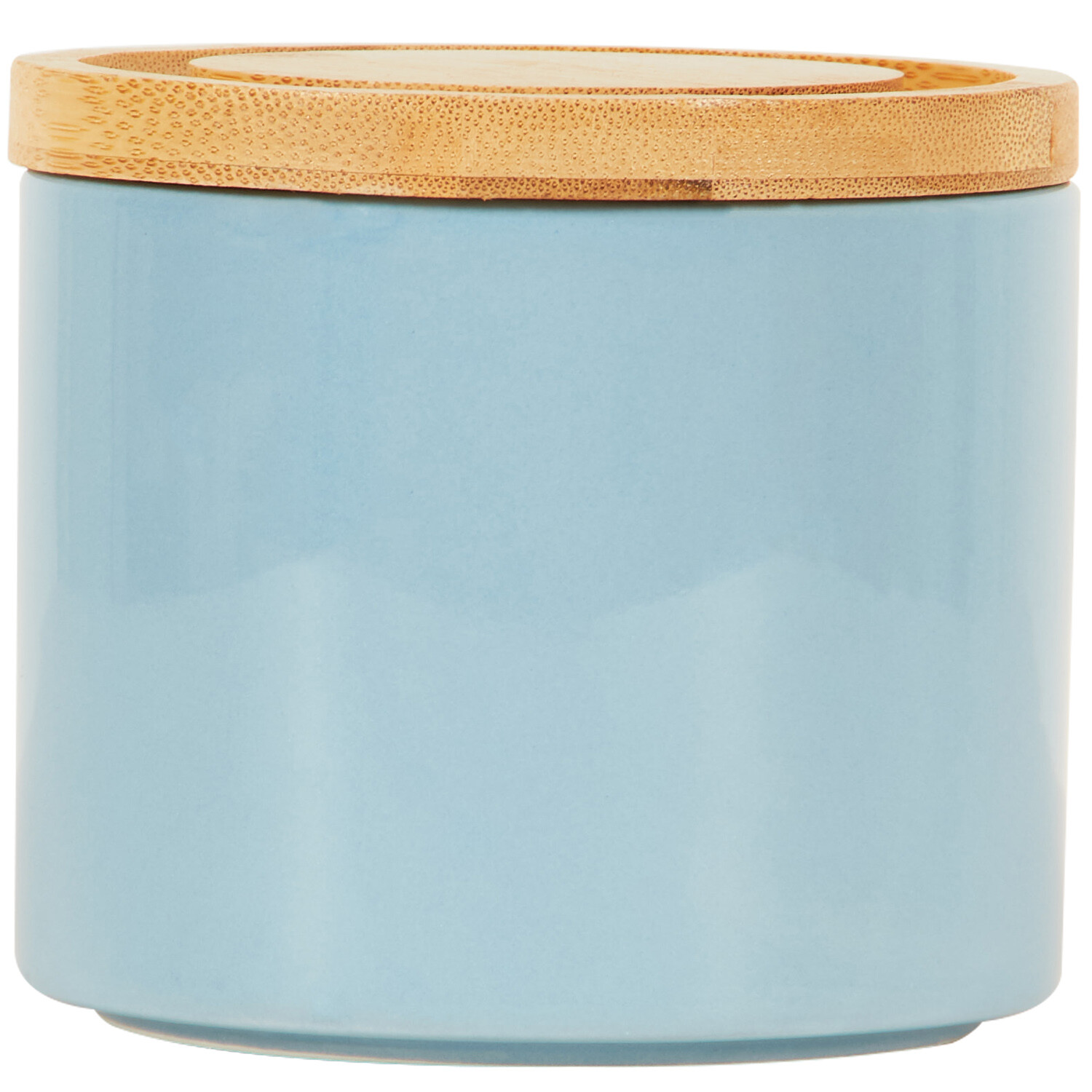 Highland Flock Stacking Canister with Bamboo Lid - White or Blue Image 4