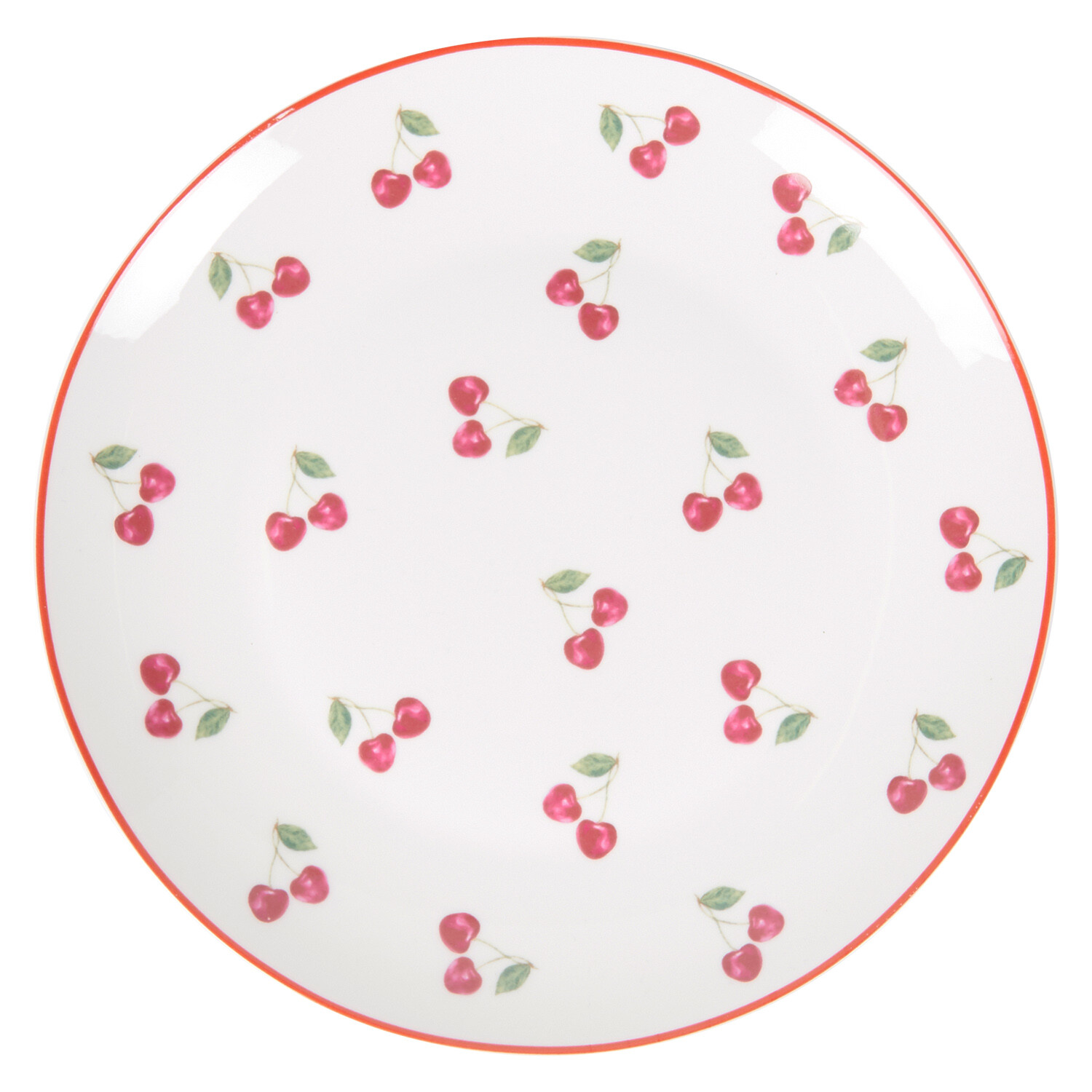 Patterned Summer Plate - White Image 3