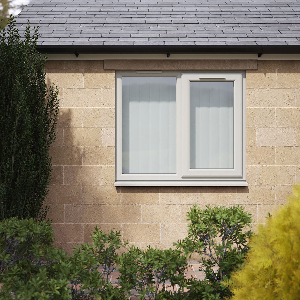 Crystal Agate and White RH Side Hung Next to a Fixed Obscure Triple Glazed Window 1190 x 965mm Image 5