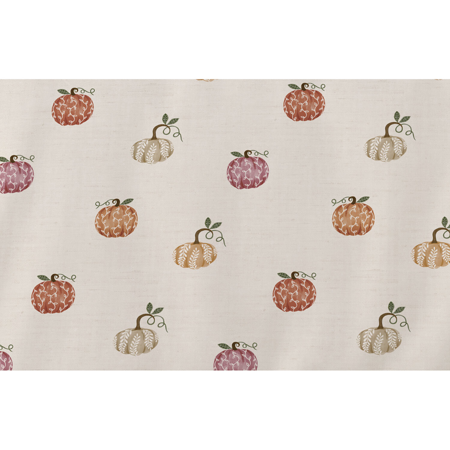 Autumn Pumpkins Duvet Set Multicolour Single Image 2
