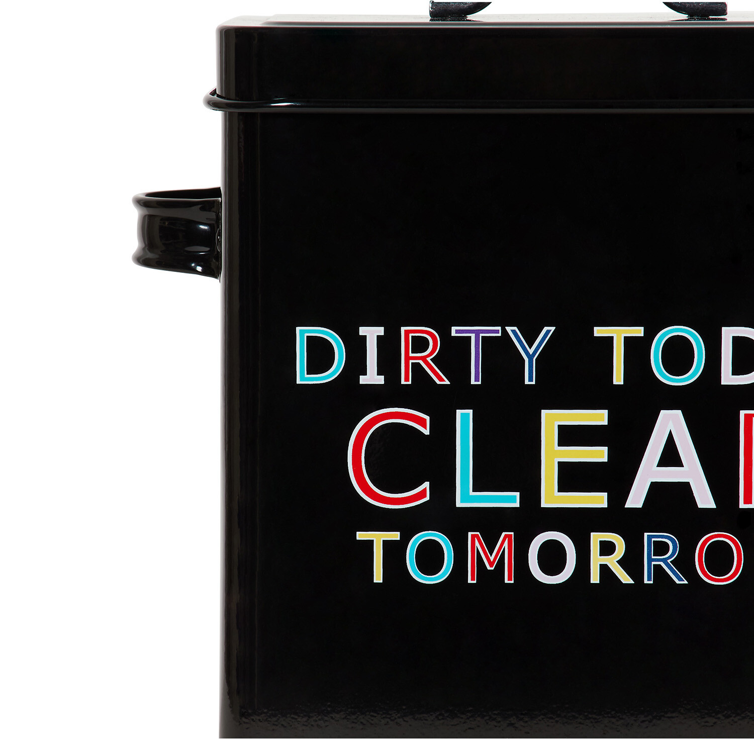 Slogan Laundry Powder Box - Black Image 3