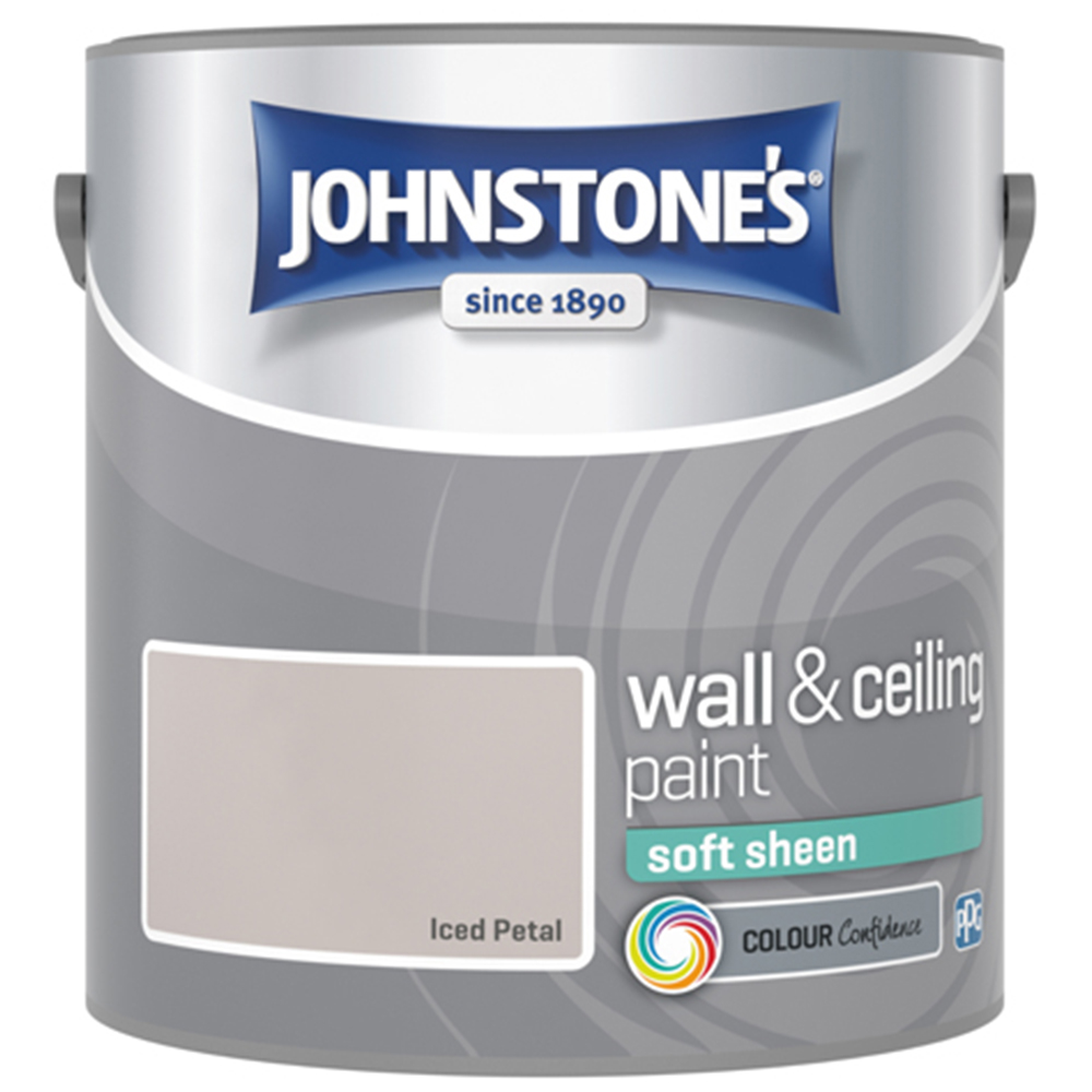Johnstone's Walls & Ceilings Iced Petal Soft Sheen Paint 2.5L Image 2