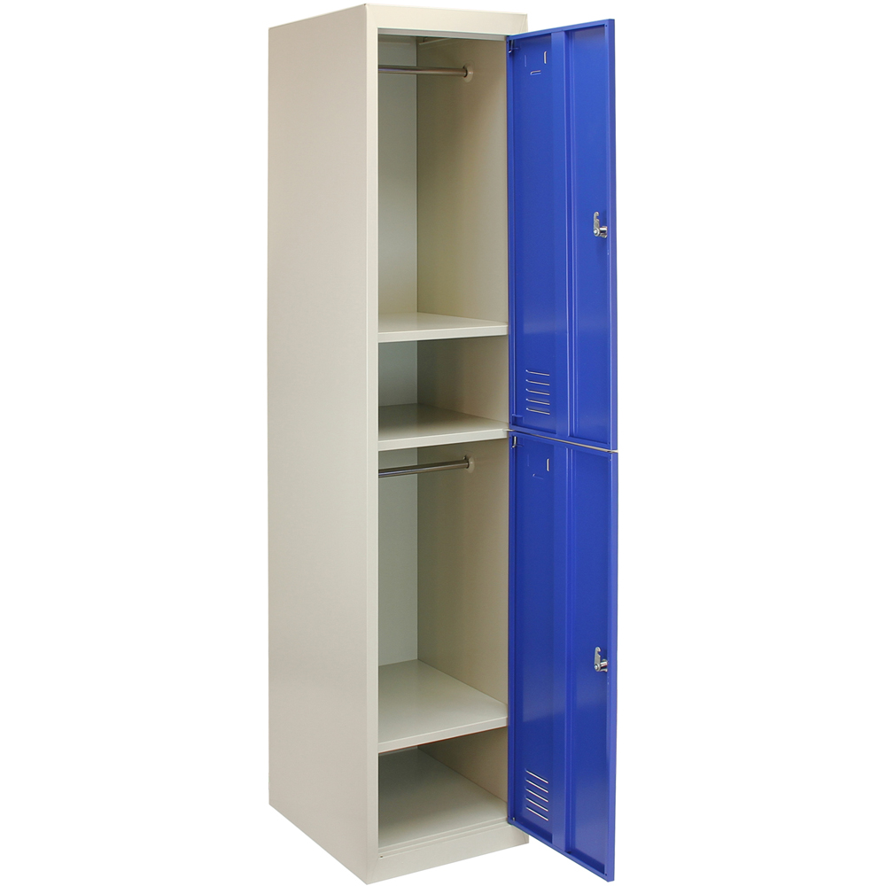 Monstershop 2 Door Blue Metal Storage Locker Image 4