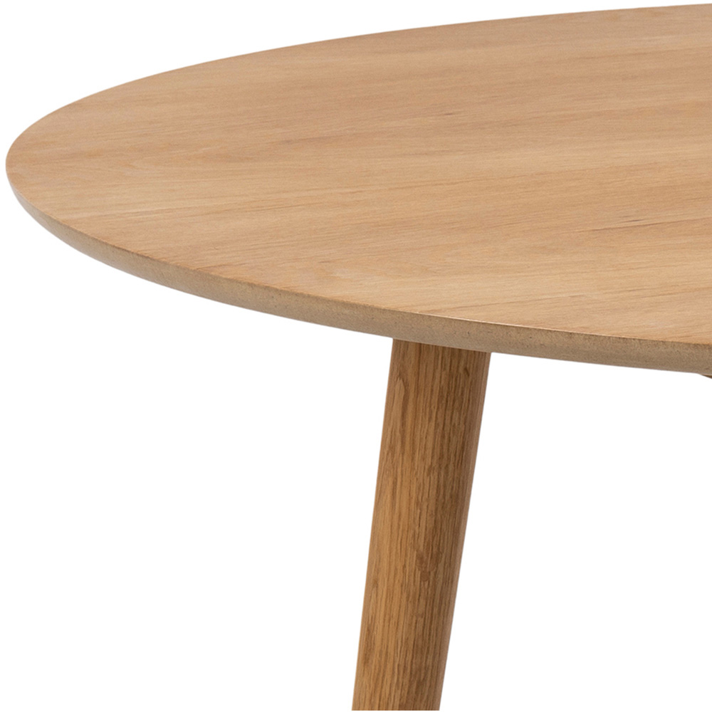 Furniture To Go Nagano Oak 4 Seater Round Dining Table Image 7