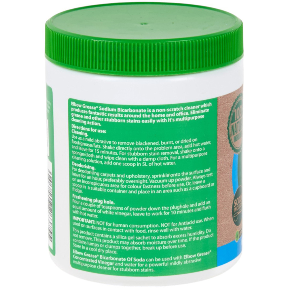 Elbow Grease Bicarbonate of Soda Multipurpose Natural Cleaner 500g Image 2