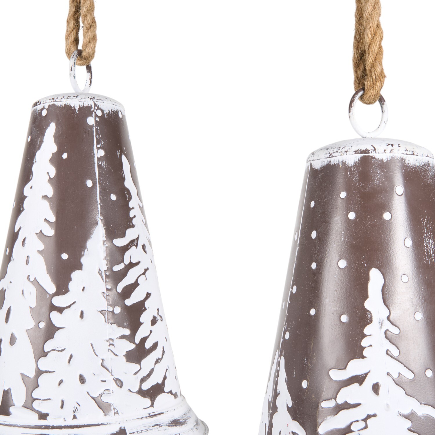 Set of 2 White Tree Bells Image 4