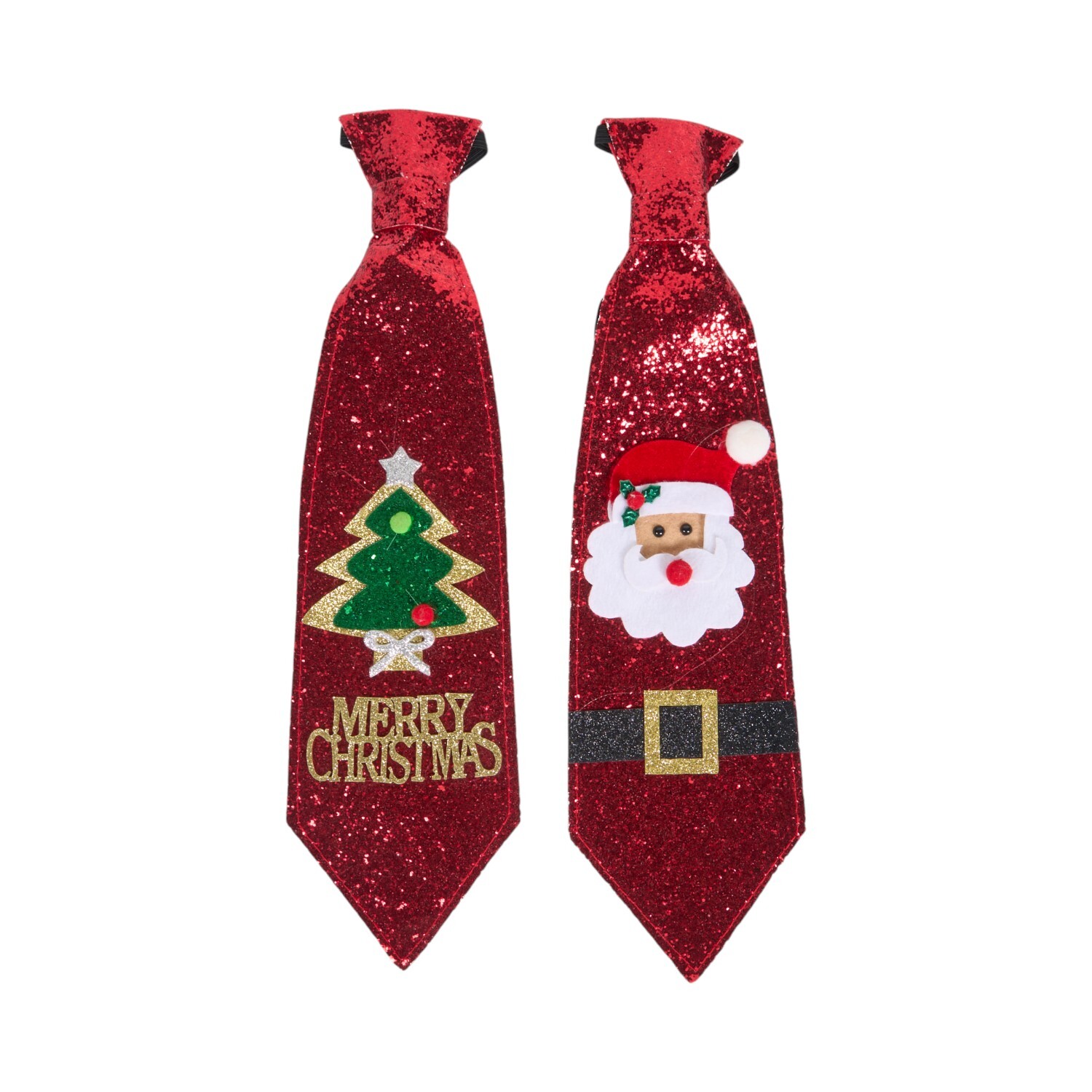 Fun Christmas Tie Red Image 4