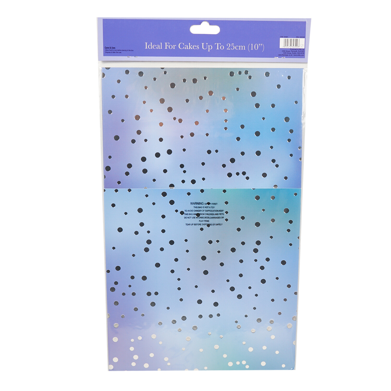 Galaxy Cake Box 25cm - Blue Image 2