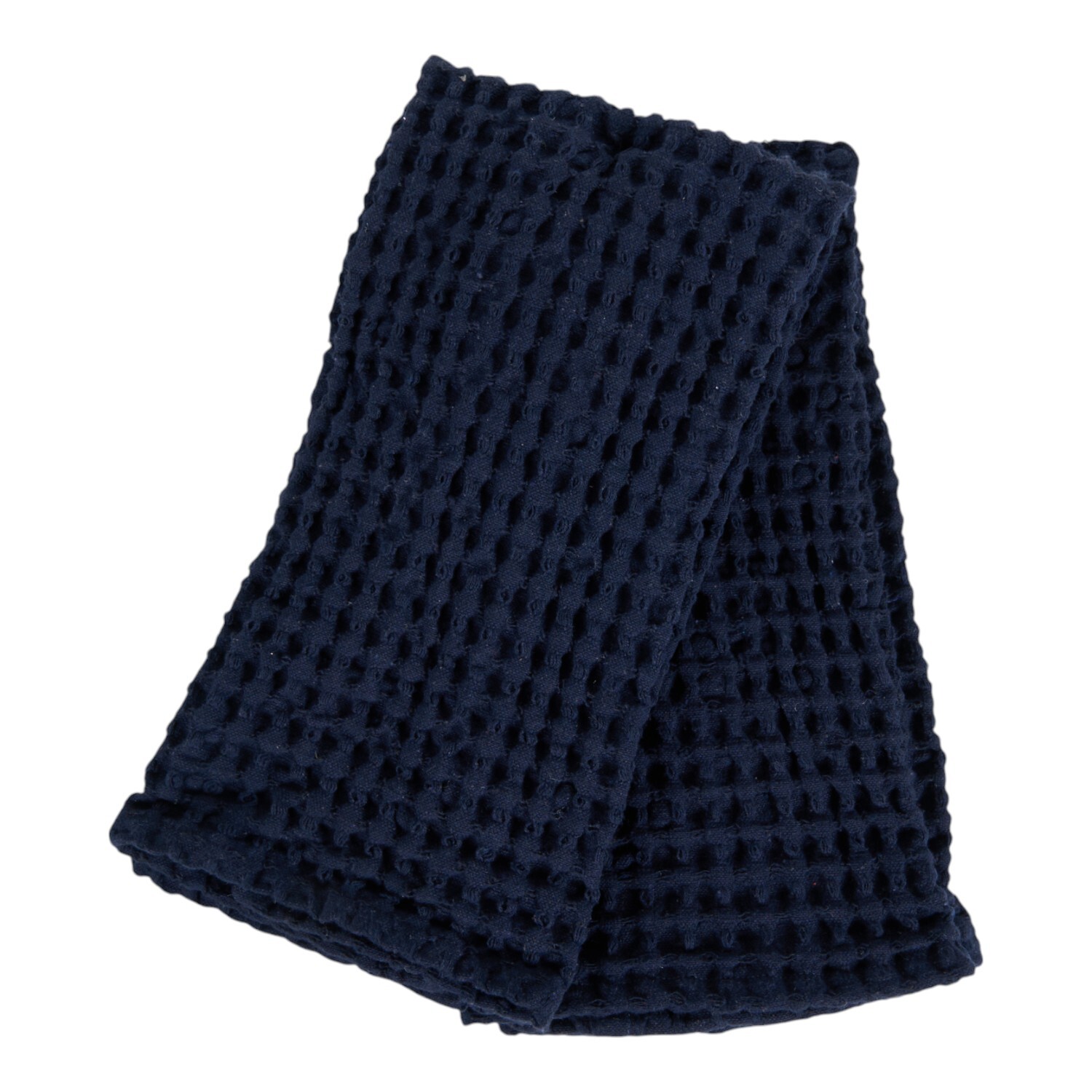 Pack of 2 Navy Waffle Tea Towels Navy Image 3