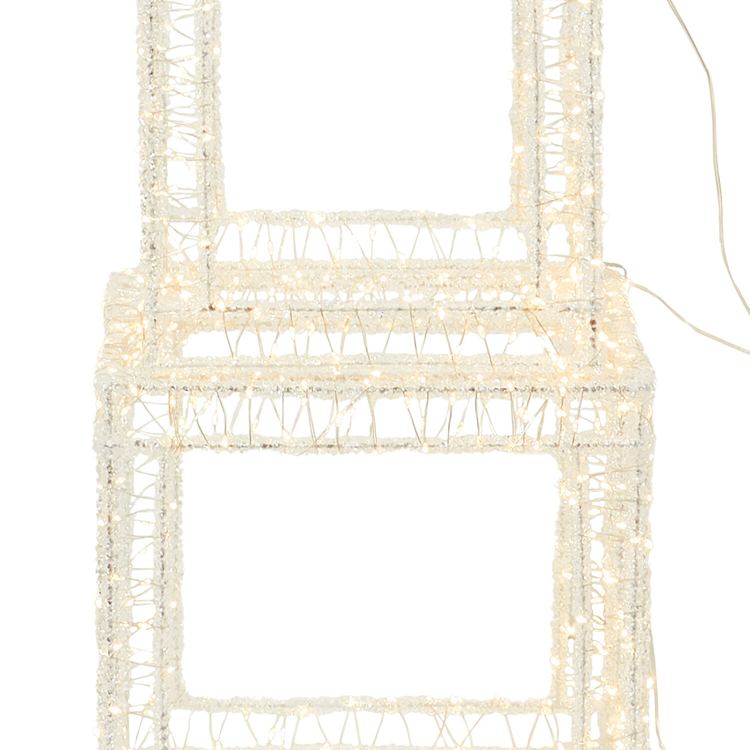 Set of 3 Acrylic LED Present Stack - White Image 4