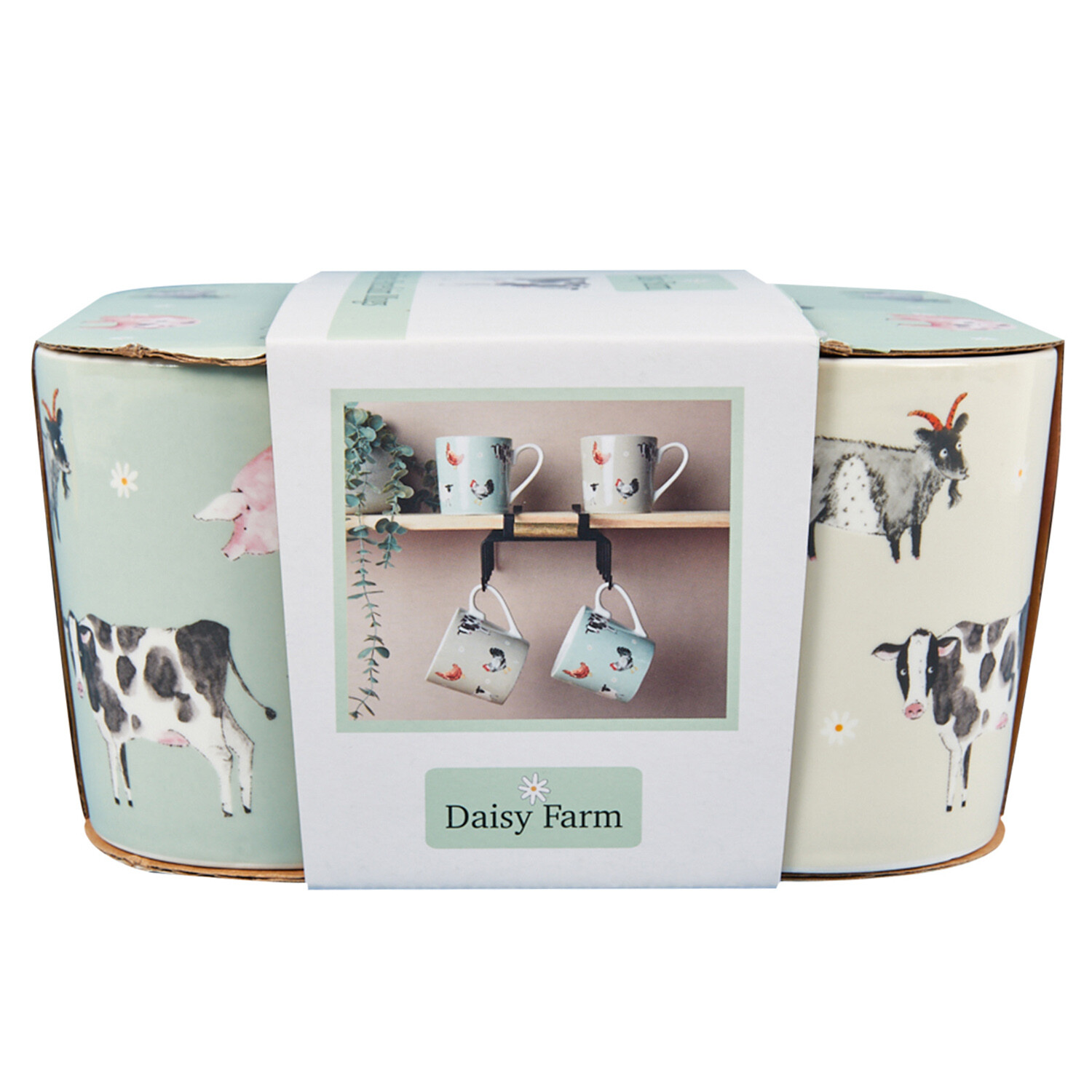 Pack of 4 Daisy Farm Boston Mug Image 3