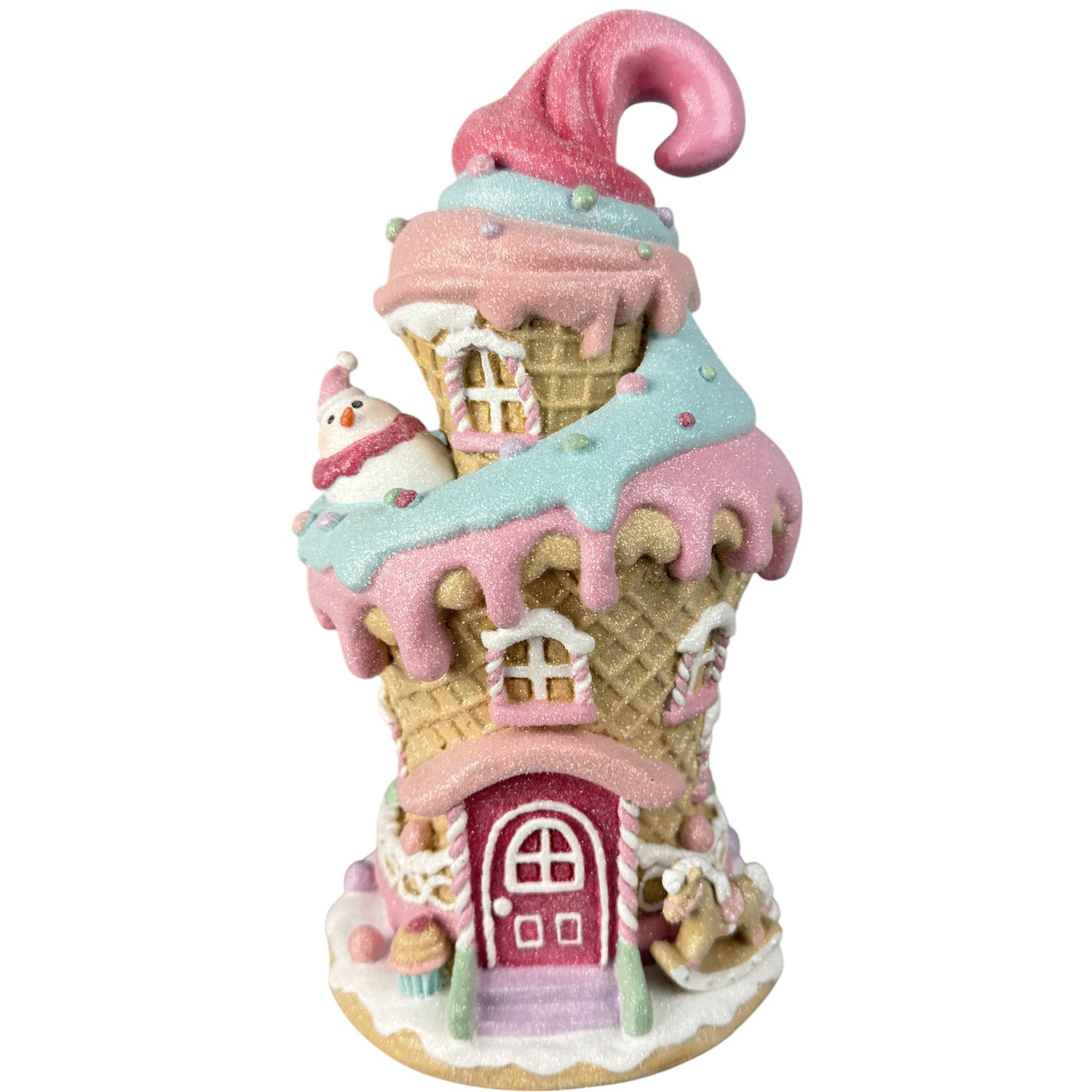 Iced Waffle House Decoration Pink and Blue Image 2