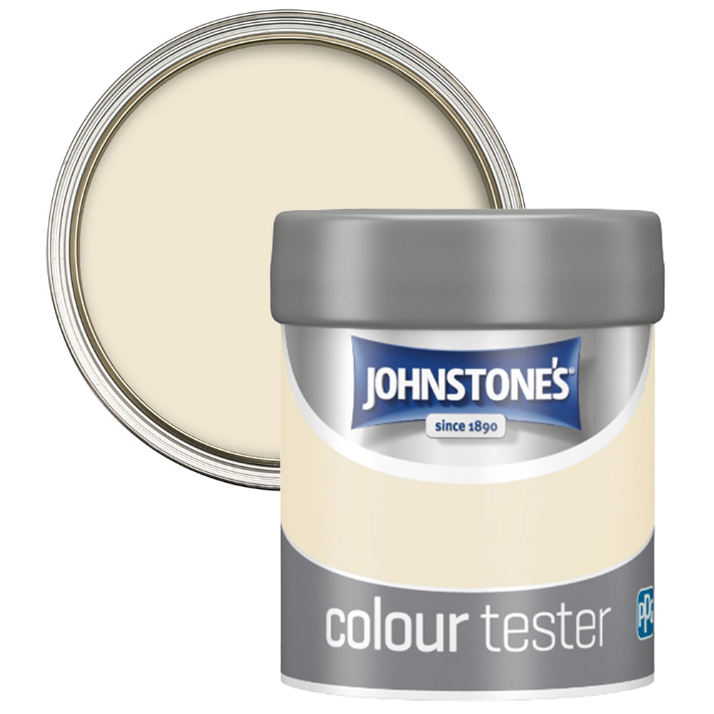 Johnstone's Magnolia Matt Emulsion Tester Pot 75ml Image 3