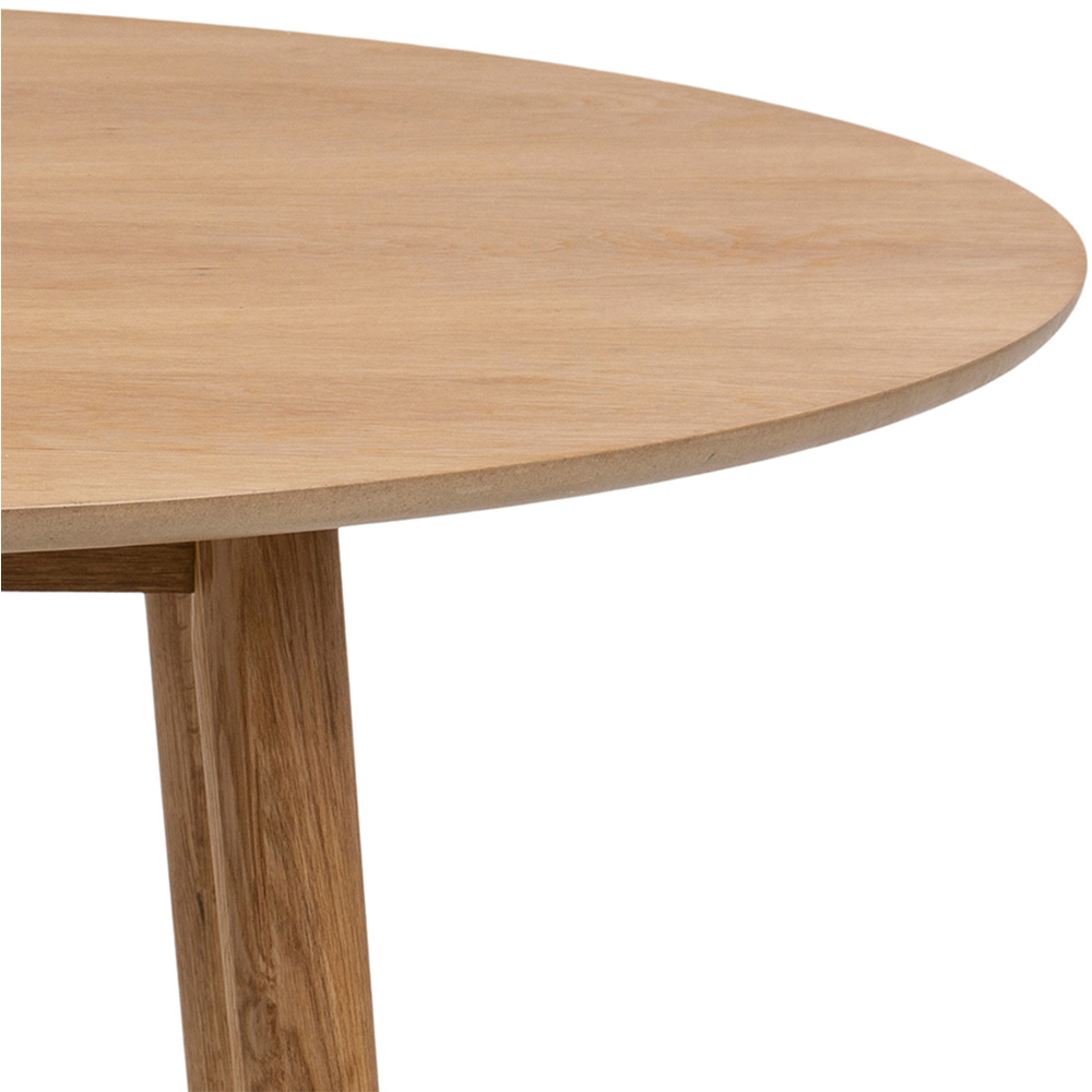 Furniture To Go Nagano Oak 4 Seater Round Dining Table Image 6