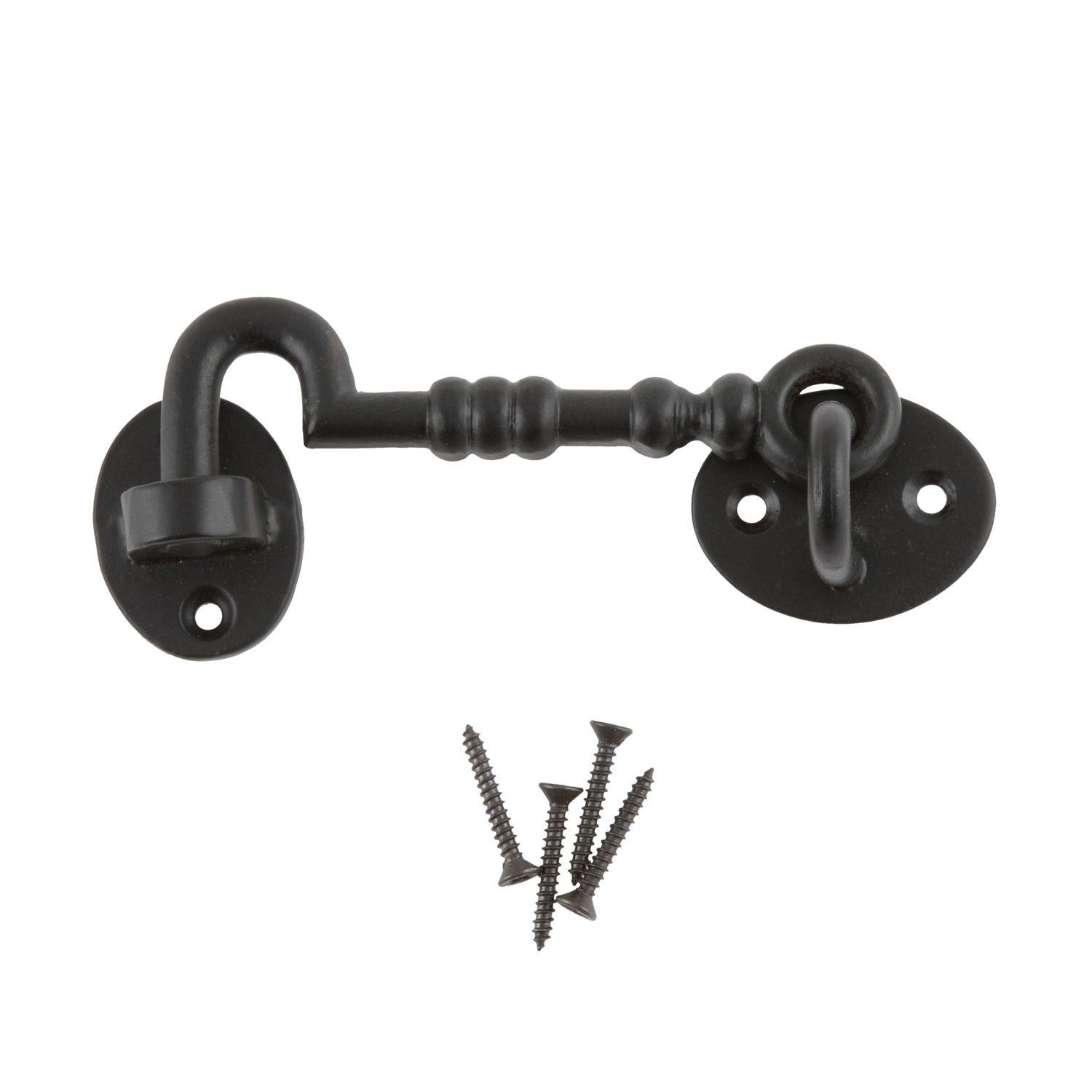 Hiatt Antique Black Cabin Hook 100mm Image 2